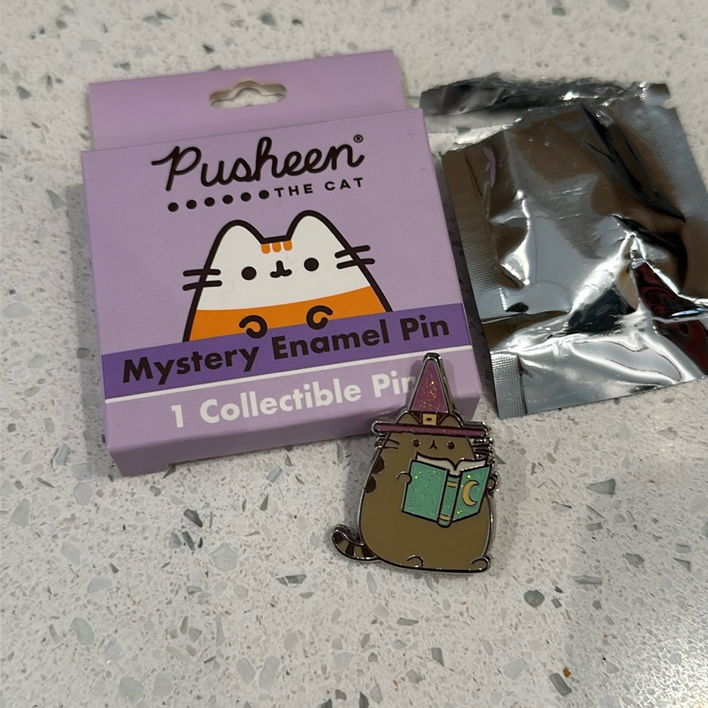 Pusheen Witch Pin